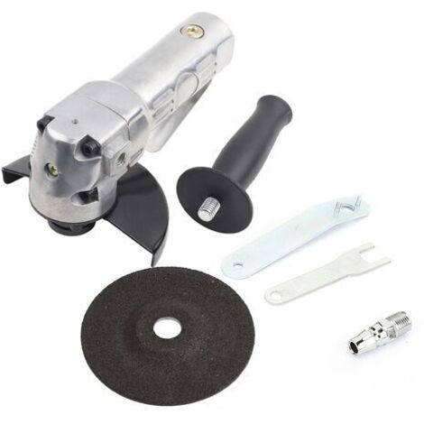 BUNTHAUS Meuleuse d'angle pneumatique de 4 \", ponceuse à découper, outil de meuleuse pneumatique 11000 tr/min, filetage 1/4\"