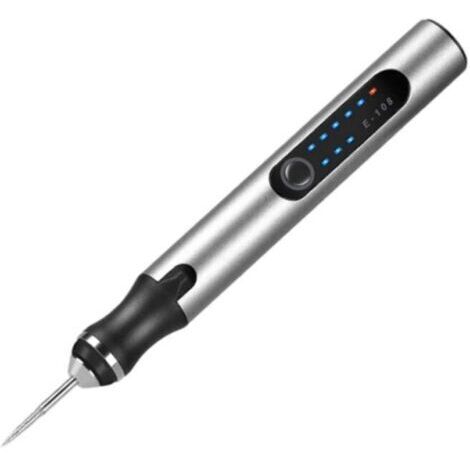 BUNTHAUS Mini stylo de gravure USB Machine de meulage et de polissage électrique pour verre bois métal pierre plastique ongles et bijoux