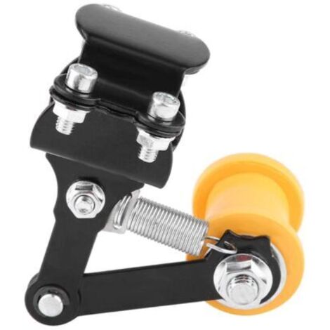 BUNTHAUS Motorcycle Chain Tensioner Adjustable Universal Chain Adjuster Adjuster Tool Modified Roller Chain Adjuster for Most Motorcycles (Black)