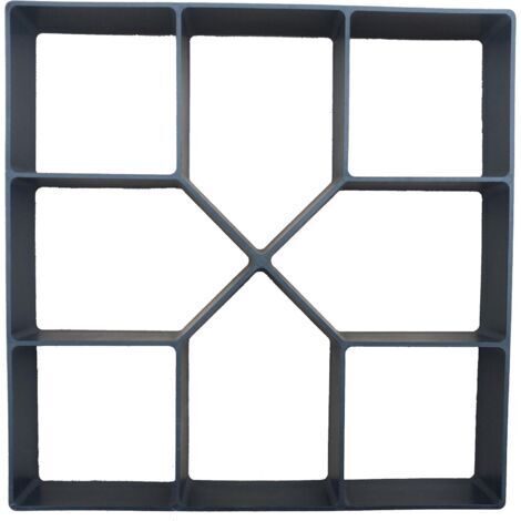 BUNTHAUS Moule à Pavage Plastique 40 x 40 cm pour Garden Terrasse Allée Patio Jardin Trottoirs Chemin de Pavage en Ciment Béton Moule à Pavé Réutilisable Moule de Coffrage Bricolage