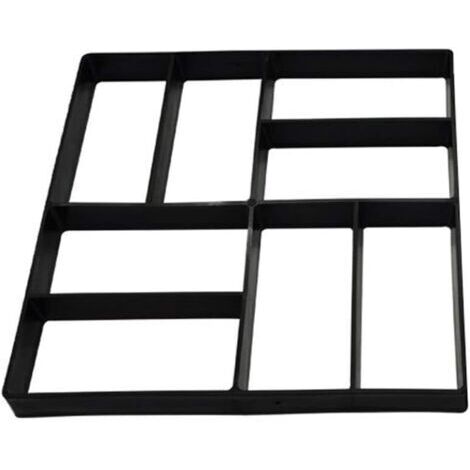BUNTHAUS Moule à Pavé Béton pour Chemin, Moule à Pavage Réutilisable pour DIY Pavement Allée Patio de Jardin Terrasse Briques, 40x40 cm