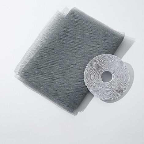 BUNTHAUS Moustiquaire fenetre, moustiquaire invisible antimoustique pour fenêtre à sable, moustiquaire antimoustique simple autoadhésive sans poinçonnage, fenêtre moustiquaire antimoustique,1.31.5m
