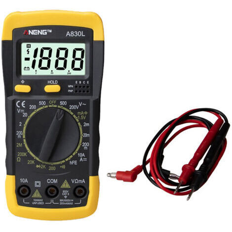 BUNTHAUS Multimetre Lcd Numerique, Multimetre Testeur Cc