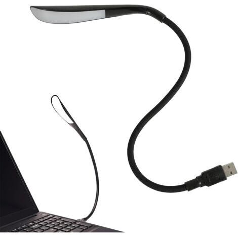 BUNTHAUS Noir ,Lampe USB, Lampe Ordinateur Portable, LED USB, Dimmable, LED Pour PC Portable, Dimmable Light, Portable, De Lecture, Pour PC, Ordinateur