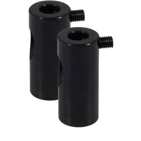 BUNTHAUS Pack de 2 Crochets de Plafond Décentralisateurs Noirs  Déplace Lumière Lampes  Support Décoratif  Décentralisateur pour Lampes Murales ou de Plafond
