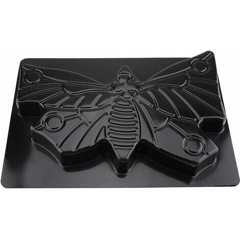 BUNTHAUS Papillon Moule à Pavé Plastique Pavage Moyen Béton Moules Pierres Stepping Stone Jardin Allée Moule Pavage Chemin Moule Walk Maker 17.32 x 12.20 x 1.77 Pouces Décoratives Pierres pour Jardin 