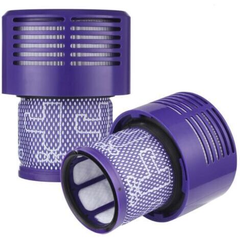 BUNTHAUS Paquet de 2 filtres de remplacement pour aspirateur Dyson V10 Filtres de remplacement pour aspirateur série Dyson V10 Sv12