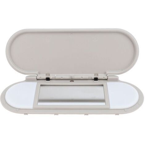 BUNTHAUS Pare-soleil de miroir de courtoisie 51167366950, maquillage robuste pour Cooper F54 F55 F56 F60 (2015-2022), gris