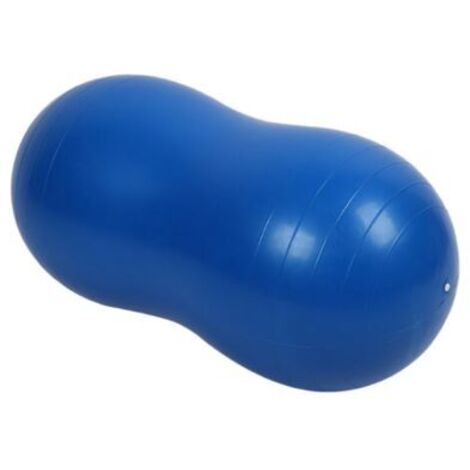 BUNTHAUS Peanut Ball, Balle de Massage pour Yoga Pilates Physiothérapie, AntiBurst Ball d'exercice 90x45cm avec Pompe à Main, Gym Qualité  Ball pour Gr