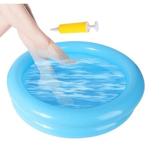 BUNTHAUS Pédiluve Gonflable, Bain De Pieds Gonflable, Bac À Pieds Pliable avec Appareil De Gonflage, Baignoire GonflablePour Les Pieds, Plateau De Bain De Pieds pour JacuzziEt Piscine Spa