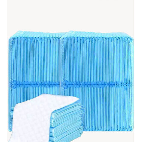 BUNTHAUS Pet urine pad couche chien urine pad couche épaissie couche déodorant chat animal formation toilette fournitures (L,40 pièces 6060 pièces modèle économique)