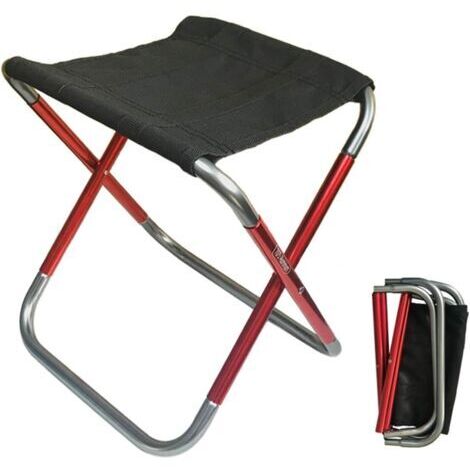 BUNTHAUS (Petit)Tabouret de Camping Pliable Mini Chaise d'extérieur Pliable Chaise Portable Léger pour la pêche, Le Camping, Les Voyages, la randonnée, la Plage, Le Barbecue