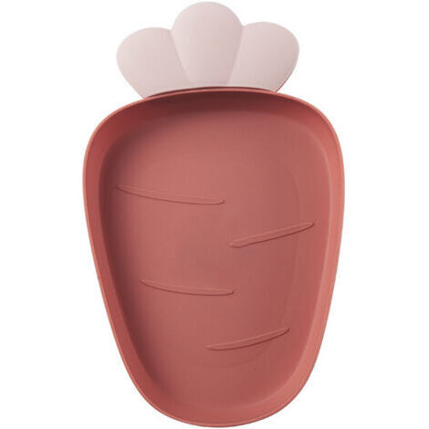 BUNTHAUS Plateau de service en plastique fraise assiettes à collation bols de cuisine plateau de service en plastique plateau de service décoratif pour bonbons fruits dessert saladier maison assiettes