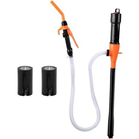 BUNTHAUS Pompe de Transfert à Liquide Par Batterie, Pompe à Eau électrique à Piles, Pompe à Siphon de Pompe à Carburant pour Gaz, Eau, Huile, Autres Liquides