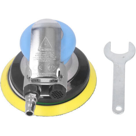 BUNTHAUS Ponceuse orbitale sans fil à moteur à brosse de 125 mm, outil de meulage du bois, polisseuse électrique pour voiture, machine multifonctionnelle de polissage, de cirage, de meulage et de
