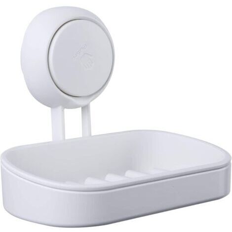 BUNTHAUS Porte Savon à Ventouse, Boîte à Savon, Porte Savon Douche Réutilisable Charge 5KG 1 Seconde Installation Convient à la Cuisine, à la Salle de Bain, Salon, Balcon, Bureau