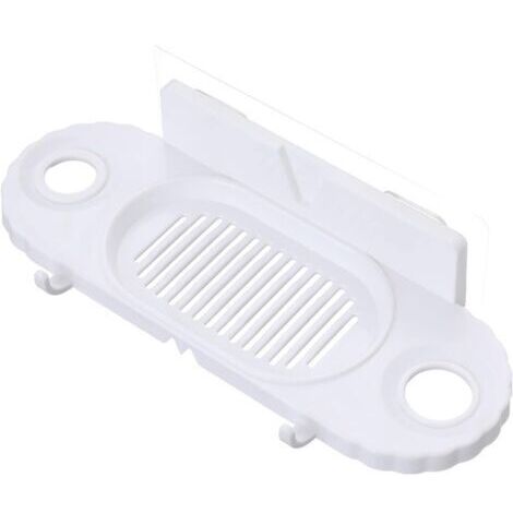 BUNTHAUS Porte-Savon Crochet boîte à Savon Mural Drain rectangulaire Bain Liquide Support de Stockage adapté pour Salle de Bain Support de Stockage sans Trace Toilette sans poinçon A-Ensoleillé