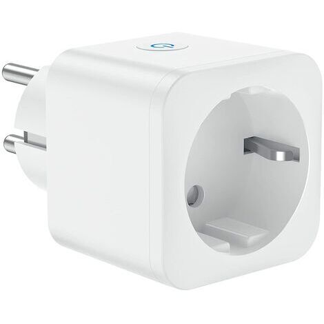BUNTHAUS Prise de connexion WiFi, prise intelligente 16A 3680W, compatible avec Alexa Google Home, avec commande vocale et télécommande, prise de minuterie avec fonction minuterie (1 Pack)