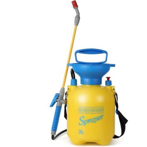 BUNTHAUS Pulvérisateur à Pression, Pulvérisateur de Jardin avec Soupape de Sécurité, Glissante Confortable, Sangle Réglable, Pulvérisateur pour Jardinage, Fertilisation et Nettoyage (3L )