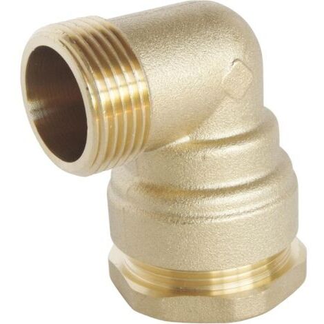 BUNTHAUS Raccord coudé laiton 90° pour tube PE Mâle \"1/2 Pression 20 bars Température 10° à +80°C Joint torique