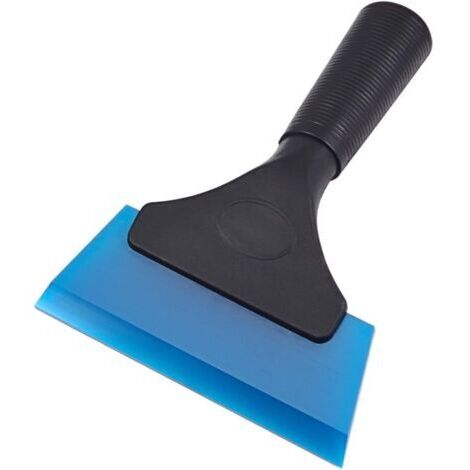 BUNTHAUS Raclette à vitres Multifonction en Silicone pour Salle de Bain, Porte Miroir de Douche, fenêtre, Verre, Porte de Douche, Pare Brise de Voiture, grattoir à vitres (,Bleu)