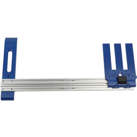 BUNTHAUS Rail de guidage de coupe-bois multifonctionnel en alliage d'aluminium, piste de scie circulaire pour charpentier