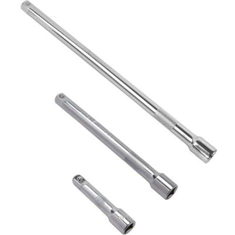 BUNTHAUS Rallonge Cliquet 1/4,50, 100 et 150 mm,Rallonge 1/4 pout Cliquet Acier au chrome vanadium