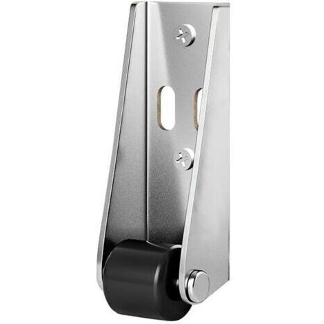 BUNTHAUS Roue de support à suspendre pour porte en bois, poulie de bas de porte, roue directionnelle, Roue de support lourde en acier inoxydable, pour les dommages de porte et l'entretien de