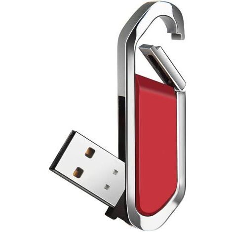 BUNTHAUS Rouge,Clé USB 64 Go Mémoire Stick Portable avec PorteClés USB 2.0 Flash Drive pour Stockage de Données Externe