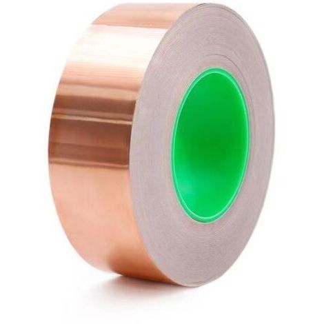 BUNTHAUS Ruban cuivre répulsif anti-limaces 50 mm x 20 m – Protection autocollante – Résistant à la chaleur et à l'humidité – Blindage EMI