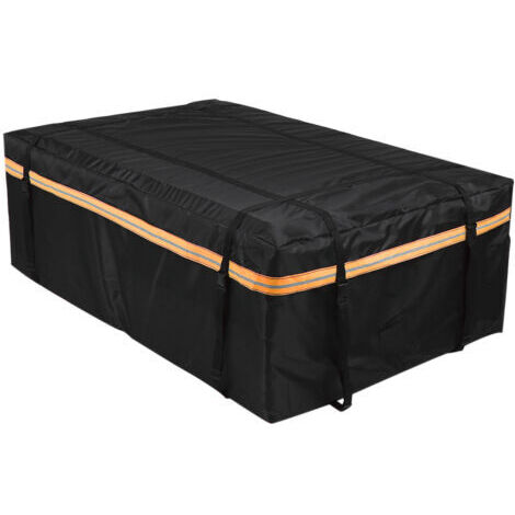 BUNTHAUS Sac de transport pour barres de toit avec bandes réfléchissantes nocturnes, sac de rangement universel pour bagages, adapté aux voyages et au camping（M)