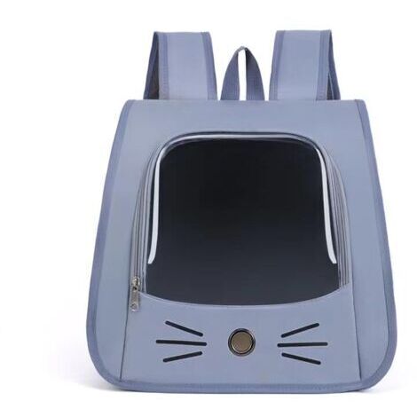 BUNTHAUS Sac Transport Chat,Sac à Dos de Transport pour Chiens,Espace Extensible,Sac à Dos pour Animal,Portable et Pliable Espace