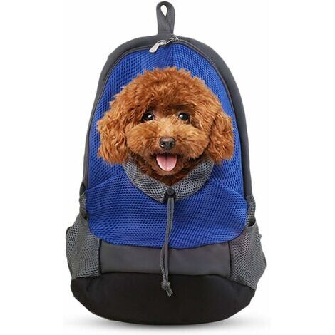 BUNTHAUS Sacs à Dos de Transport pour Chiens Petit Transporteur pour Chiot Sacs à Dos pour Animaux de Compagnie de Voyage, 403527CM, Bleu