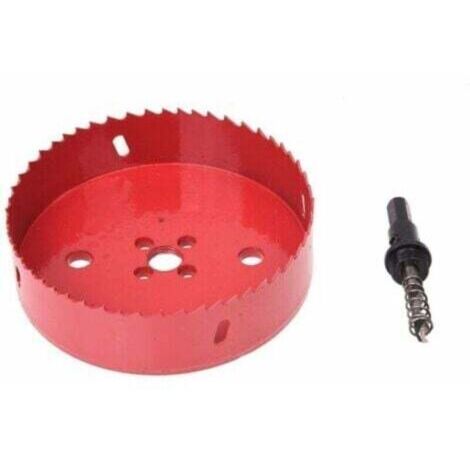 BUNTHAUS Scie cloche 125 mm – Couronne de forage pour plaque en liège, plastique et plâtre – Pour matériaux de construction secs, bois, métal