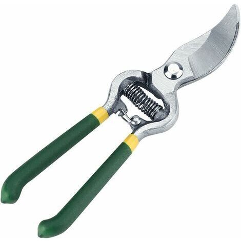 BUNTHAUS Sécateur Jardin Professionnel,Cisaille d'élagage Lame Acier Japonais SK-5 à Aiguille Poignées Ergonomiques Antidérapantes Tondeuses à Arbres Ciseaux de Jardin Main Pruner-bypass Sécateur