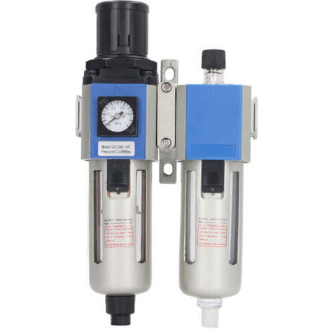 BUNTHAUS Séparation d'eau d'huile de filtre à air de compresseur G3/8in 1.0MPa régulateur de pression d'air pour l'industrie