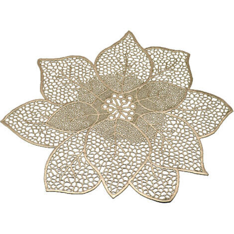 BUNTHAUS Sets de table ronds décoratifs 2 pièces Sets de table lavables Sets de table Bauhinia Décorations de mariage-Ensoleillé