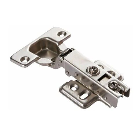 BUNTHAUS Soft Fermer Porte armoire Charnières 8 pcs 110 degrés Acier Cuisine Armoire Armoire Armoire Charnière de la porte Slow Shut Clip-On Slight Plaque 35mm pour armoire de cuisine Armoire Armoire 