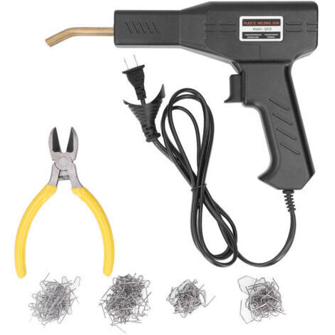 BUNTHAUS Soudeurs à agrafeuse à chaud 50W, outils de Garage, Kit de réparation de pare-chocs de voiture, Machine de réparation de soudage, prise BlackUS 110V