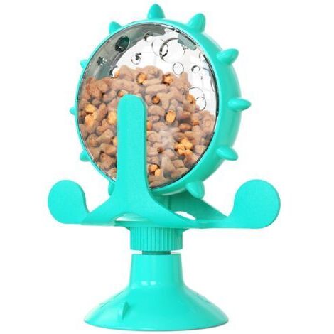 BUNTHAUS Stockage de nourriture pour chat, jouets à mâcher pour chat, outil d'auto-plaisir et de soulagement de l'ennui pour chat, fournitures pour chat, jouets pour chat (bleu)