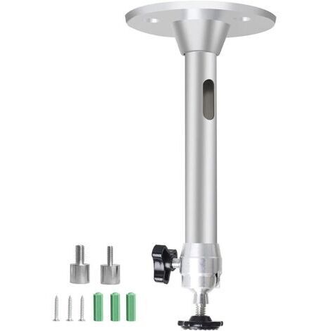 BUNTHAUS Support de Plafond pour Projecteur, Support Vidéoprojecteur Plafond Réglable Aluminium pour Mini Projecteur Appareil Photo Numérique Caméscope