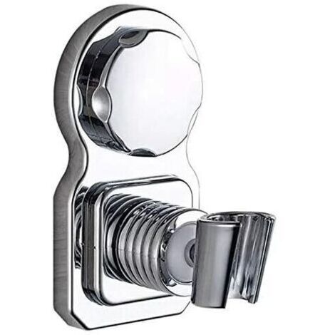 BUNTHAUS Support de pomme de douche, support de pomme de douche, support de pomme de douche, tige de levage, support de pomme de douche poinçonnage sans salle de bain (la base à ventouse en ABS peut ê