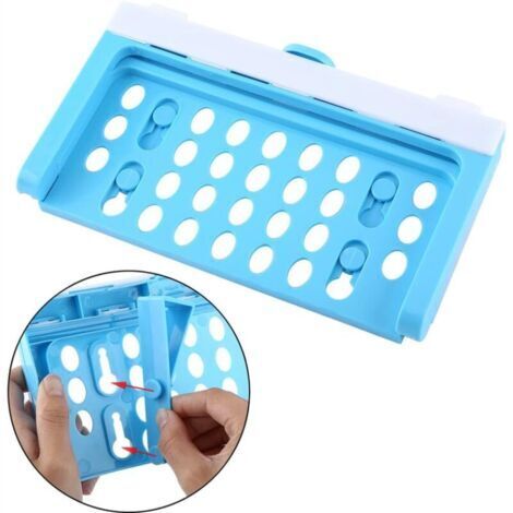 BUNTHAUS Support de Sac Poubelle en plastique, Sac à Ordures Pliable Rack Hanging Poubelle Support de Stockage de Déchets Poubelle Gadgets de Cuisine