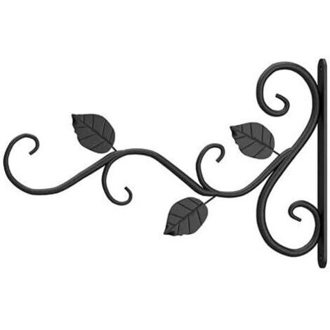 BUNTHAUS Support de Suspension Suspension de plantes Suspension de style européen Planterie murale Crochets Pot de fleurs En fer Lanterns Cintre pour jardin extérieur Patio intérieure support suspensi