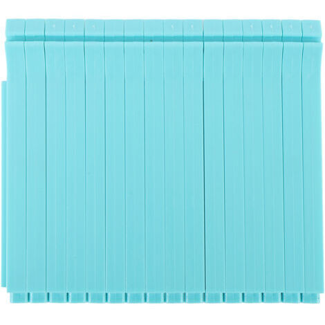 BUNTHAUS Support d'empilage de plateaux de cuisson, 16 pièces, support de refroidissement en fil, gain de place, supports d'empilage réutilisables pour la cuisine, Type Long bleu