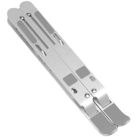 BUNTHAUS Support ordinateur portable 7 marches en aluminium pour mal de dos (ergonomique). Idéal pour le bureau à domicile