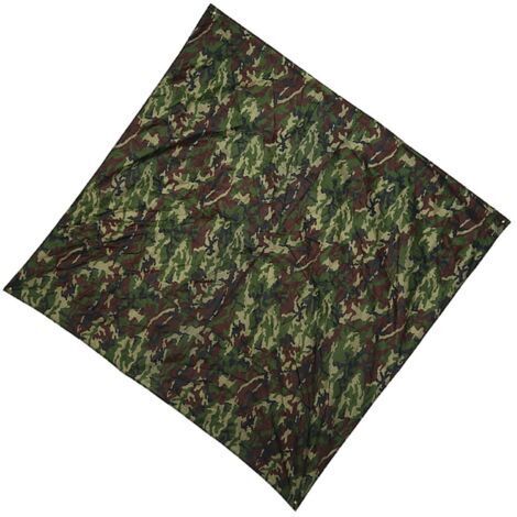 BUNTHAUS Tapis de pluie portable, léger et camouflage pour extérieur (22m)