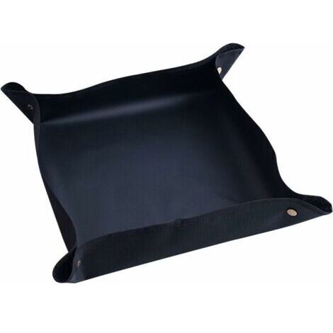 BUNTHAUS Tapis de rempotage de plantes, carré et portable, pliable, pour intérieur et transplantation de plantes, bâche de rempotage étanche Noir,50cm×50cm,1 pièce