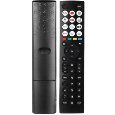 BUNTHAUS Télécommande Universelle pour Les Smart TV Hisense, Compatible avec Les téléviseurs Hisense VIDAA 4K HDTV FHD QLED LCD LED Smart TV