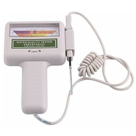 BUNTHAUS Testeur automatique de chlore et pH – Analyseur numérique pour piscine, spa et aquarium – Grand écran pour lecture facile